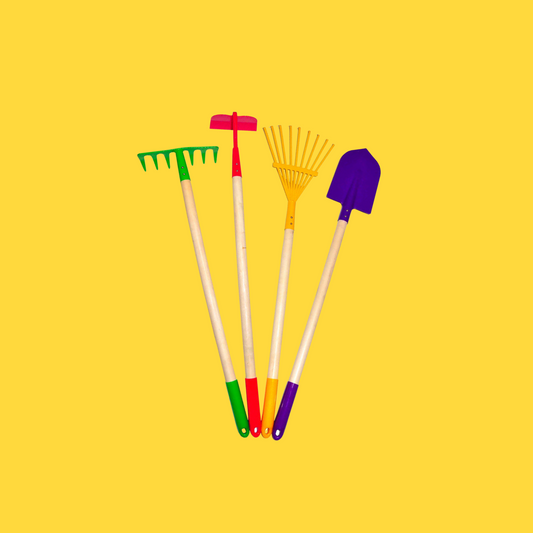 JustForKids Kids Garden Tools Set, 4 Pieces