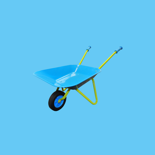 JustForKids 10041 Kids Wheel Barrel made of real metal kids size